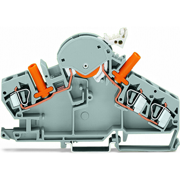 WAGO-282-860 Steckverbinder, Klemmenblöcke Conn Disconnect and Test Disconnect Terminal Block 3 POS Spring Clamp DIN Rail 30A Box