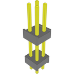 Conn Board Stacker HDR 4 POS 2.54mm Solder ST Top Entry Thru-Hole Bulk