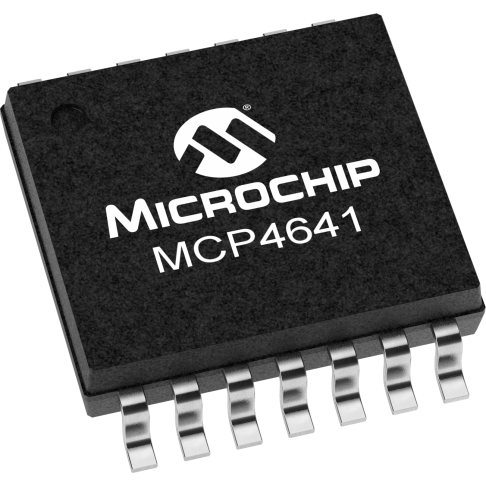 Microchip Technology-MCP4641T-104E/ST 数字电位计 Digital Potentiometer 100kOhm 128POS Non-Volatile Linear Automotive AEC-Q100 14-Pin TSSOP T/R