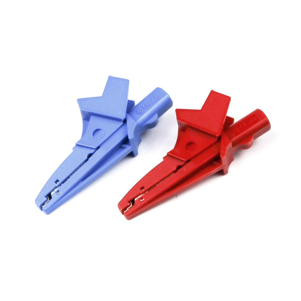Teledyne LeCroy-PK30X-2 Test and Measurement Accessories Banana Alligator Clips, (1 red and 1 blue)