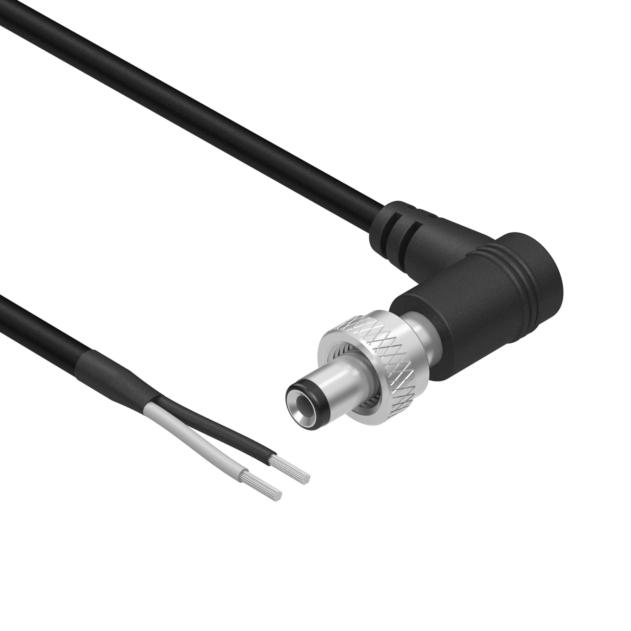 Tensility International-10-00123 Cable Assembly DC Power Cable Assembly 1.948m DC Power Plug 2POS PL 18AWG