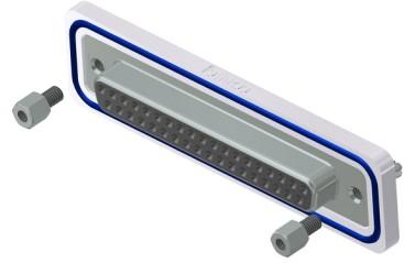 CONEC-6STD37SAR99E10X Connettore D-subminiatura Conn D-Sub F 37 POS 1.38mm Solder ST Thru-Hole 37 Terminal 1 Port