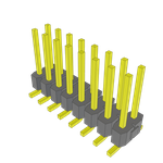 Conn Unshrouded Header HDR 16 POS 2.54mm Solder ST Top Entry SMD T/R