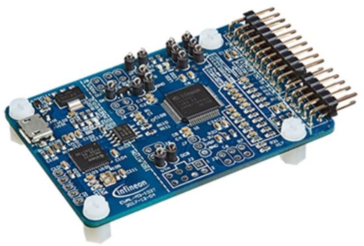 Infineon Technologies AG-EVALM3102TTOBO1 Placas y kits de desarrollo de administración de potencia IMC102TF064 Motion Motor Control Evaluation Board
