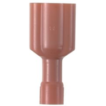 Quick Disconnect Terminal 18-22AWG Brass Red M 22.9mm Nickel Bottle