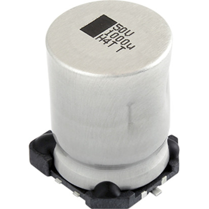 Vishay-MAL224699113E3 Kondensator, Aluminium Cap Aluminum Lytic 1200uF 50V 20% (18 X 21mm) SMD 1.6A 6000h 125°C T/R Automotive AEC-Q200