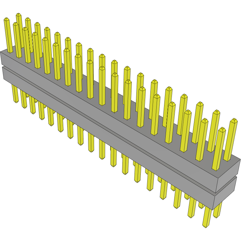 Samtec-TW-18-03-G-D-175-160 Steckverbinderleisten und Leiterplattenbuchsen Conn Board Stacker HDR 36 POS 2mm Solder ST Top Entry Thru-Hole Bulk