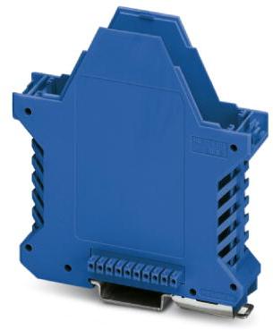 PHOENIX CONTACT-ME 22.5 UT/FE BUS/10 BU null Component housing, length 99 mm, with vents, Lower part, Cross connection integrated bus connector, color blue, width 22.5 mm, height 114.5 mm, number of positions cross connector 10