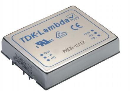 TDK-Lambda-PXE3048D15 DC to DC Converter and Switching Regulator Module Module DC-DC 48VIN 2-OUT -15V/15V -1A/1A 30W 7-Pin