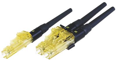 Panduit-FLCSMC5BLY Steckverbinder, LWL Conn LC Multi Mode Simplex RCP Crimp ST Cable Mount