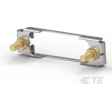 TE Connectivity-5745583-5 连接器配件 Connector Accessories Slide Latch Kit Straight Stainless Steel Yellow Chromate Over Zinc Kit