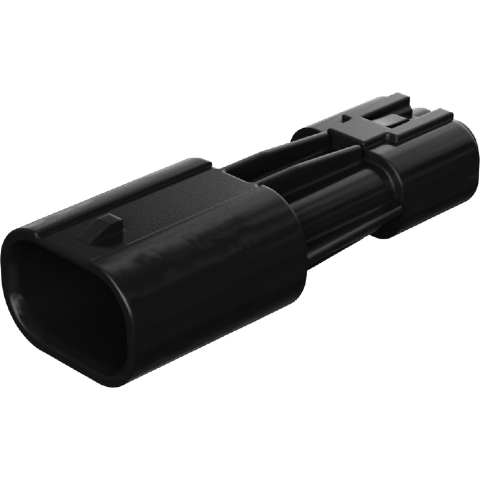 Molex-2077780002 Connector Discrete Wire Housing Squba 3.6 Sealed Plug Assembly, 3.60mm Pitch, 2 Circuits, Single Row