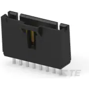 TE Connectivity-5-103908-7 Connector Headers and PCB Receptacles Conn Shrouded Header (4 Sides) HDR 8 POS 2.54mm Solder ST Top Entry Thru-Hole Box