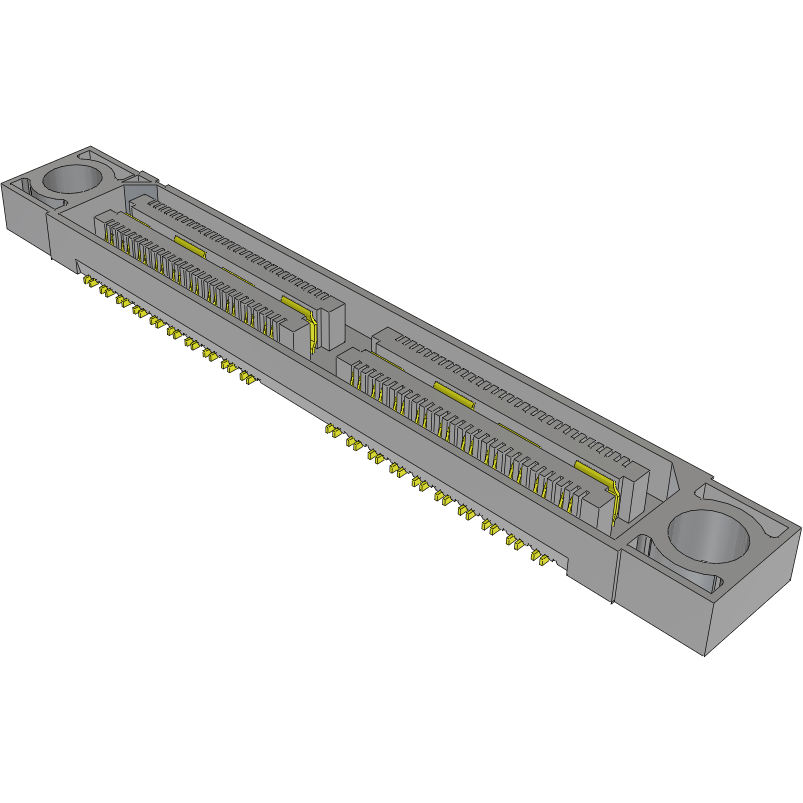 Samtec-QSH-040-01-C-D-DP-A-GP Piastre connettori e prese PCB Conn High Speed Socket Strip SKT 80 POS 0.5mm Solder ST Top Entry SMD Q Strip® Tray