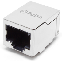 Pulse Electronics-J0C-0005NL Connector Telephone and Telecom Conn RJ-45 F 8 POS 1.27mm Solder RA SMD 8 Terminal 1 Port Tray