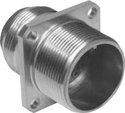 Amphenol-MS3452L24-2S-LC Steckverbinder, rund Conn Cylindrical Circular SKT 7 POS Crimp ST Box Mount 7 Terminal 1 Port