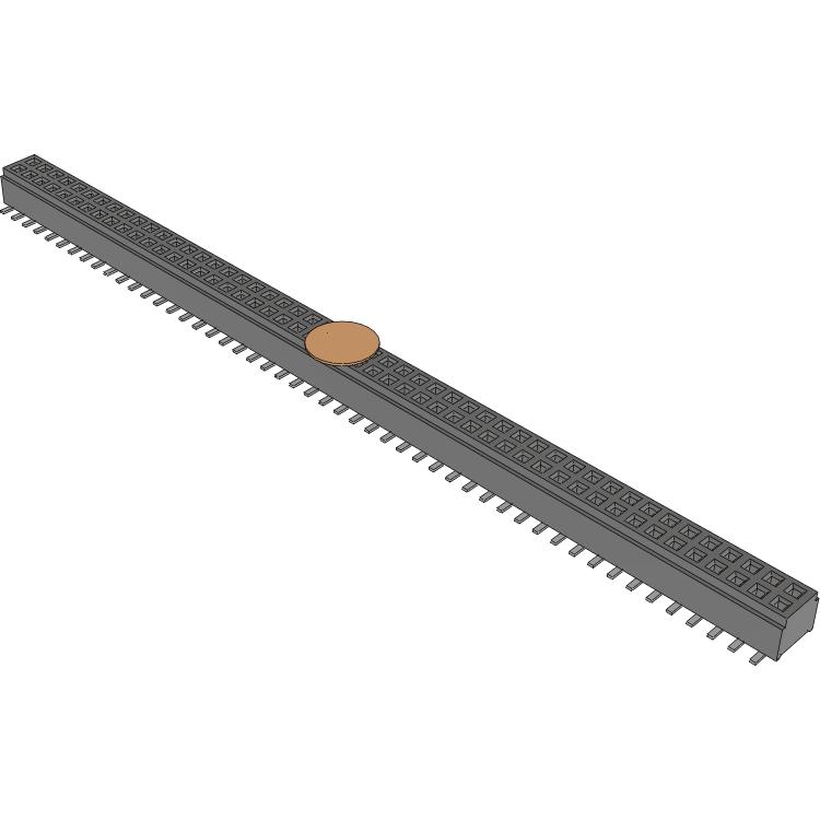 Samtec-CLM-150-02-L-D-A-K-TR Steckverbinderleisten und Leiterplattenbuchsen Conn Micro Socket Strip SKT 100 POS 1mm Solder ST SMD T/R