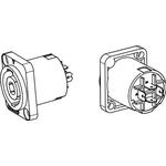 Conn Speaker Connector M 4 POS Solder ST Panel Mount 4 Terminal 1 Port