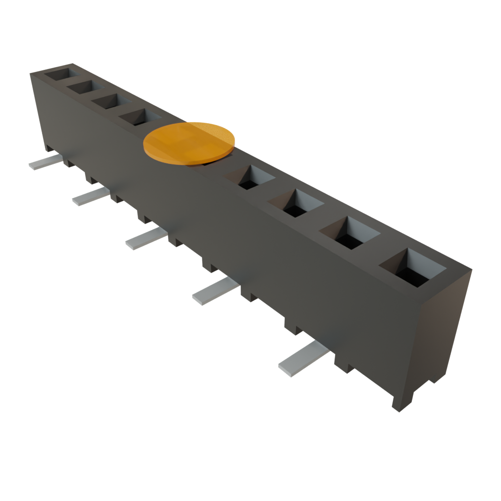 Samtec-SMM-110-02-S-S-K-TR Steckverbinderleisten und Leiterplattenbuchsen Conn Socket Strip SKT 10 POS 2mm Solder ST Top Entry SMD TIGER EYE™ T/R