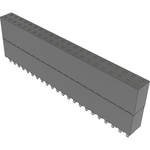 Conn Elevated Socket SKT 44 POS 2.54mm Solder ST Top Entry Thru-Hole Tube