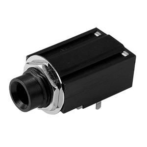 Same Sky (formerly CUI Devices)-SJ-63043F Raccordement audio et vidéo Conn Audio Jack F 5 POS Solder RA Thru-Hole 9 Terminal 1 Port Bulk