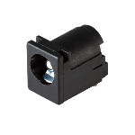 Conn DC Power Jack F 2 POS Solder Pot RA Thru-Hole 2 Terminal 1 Port