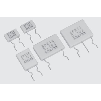 KOA Corporation-BPR26CR22J Widerstand, fest, Einzeldurchsteckloch Res Metal Plate 0.22 Ohm 5% 2W ±350ppm/°C Ceramic RDL T/R