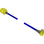 Cable Assembly Microwave Coaxial 0.18m 25AWG SMA to SMP F-PL Bulls Eye® Bag