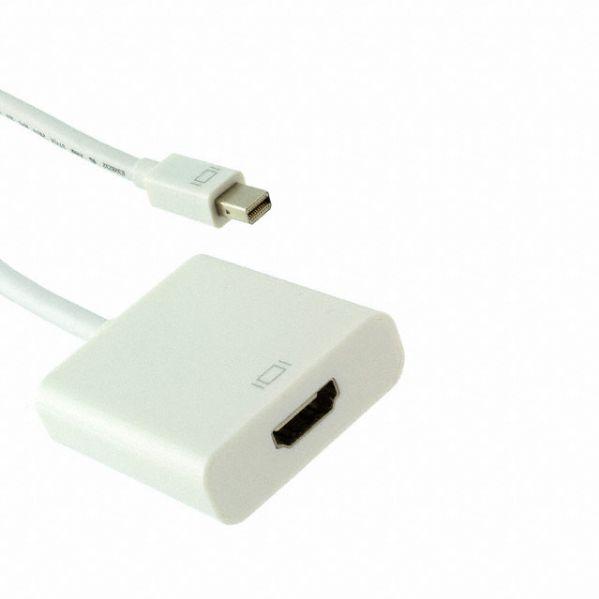 CnC Tech, LLC-743-50010-00100 Cable Assembly UL 20276 1m 32AWG Mini Display Port to HDMI 20 to19 POS M-F