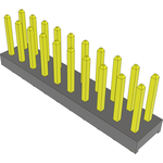 Conn Unshrouded Header HDR 20 POS 2mm Solder ST Top Entry Thru-Hole Bulk