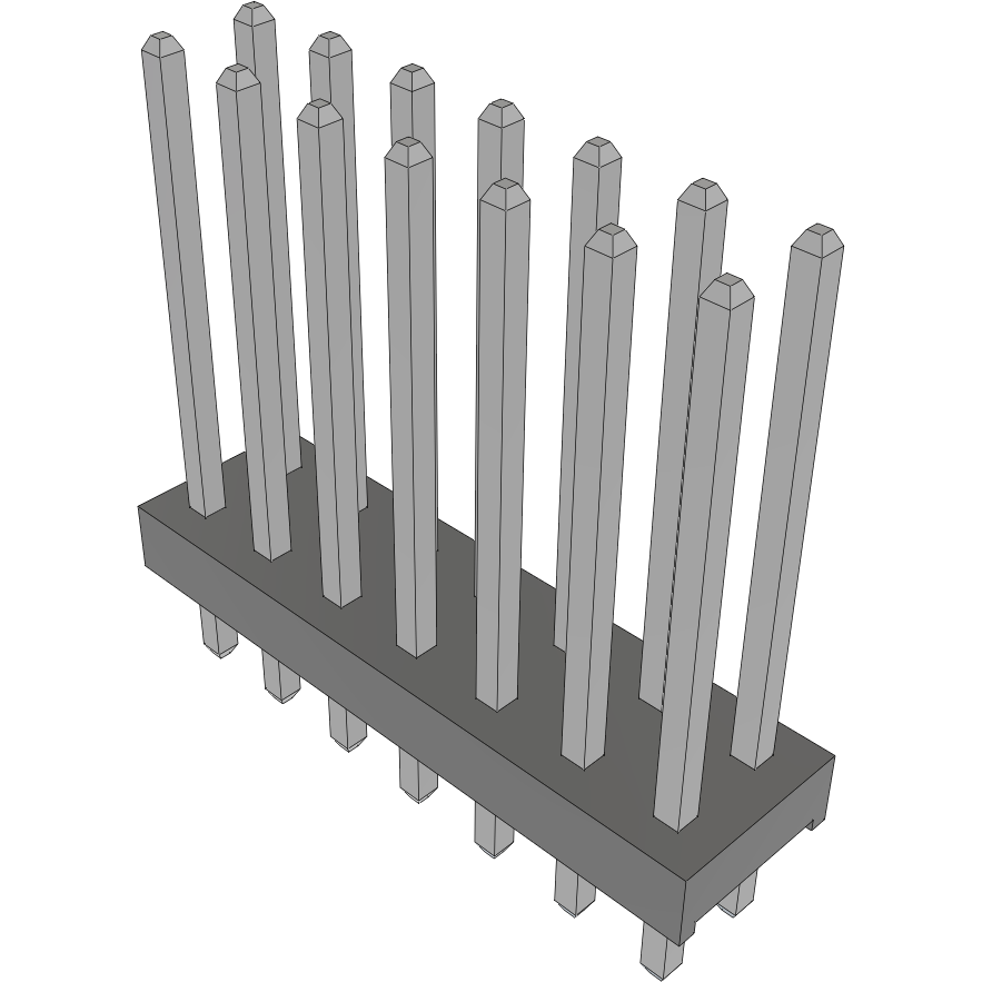 Samtec-MTMM-107-09-T-D-385 Steckverbinderleisten und Leiterplattenbuchsen Conn Unshrouded Header HDR 14 POS 2mm Solder ST Thru-Hole Bulk