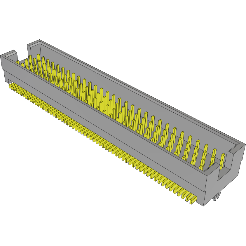 Samtec-TOLC-130-02-F-Q-LC Steckverbinderleisten und Leiterplattenbuchsen Conn Shrouded Header (4 Sides) HDR 120 POS 0.635mm Solder ST SMD Tube