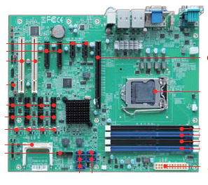 Portwell-RUBY-D716VG2AR Placas madre y computadoras monoplaca Motherboard, 3.4GHz Intel CPU 32GB DDR3 10Mbps/100Mbps/1000Mbps 1920x1200Pixels