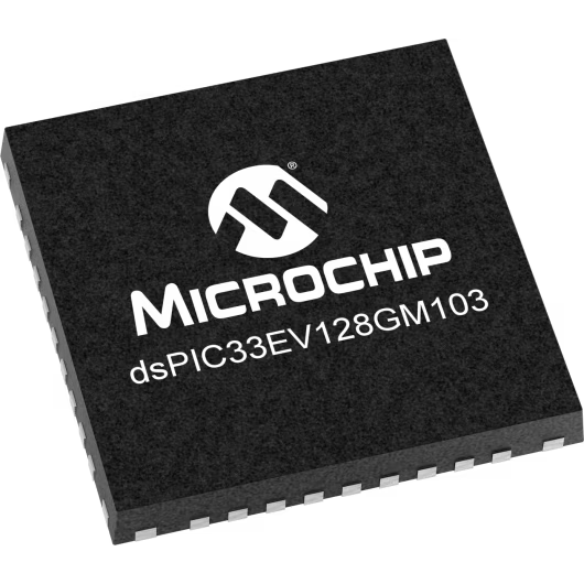 Microchip Technology-DSPIC33EV128GM103-I/M5 Microcontrollers - MCUs MCU 16-bit dsPIC 128KB Flash 1.8V/2.5V/3.3V/5V 36-Pin UQFN EP Tube