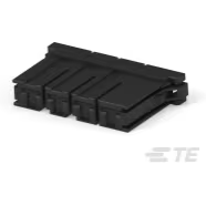 TE Connectivity-2-179958-4 Connector Discrete Wire Housing Conn Housing RCP 4 POS 10.16mm Crimp ST Cable Mount Black Bag