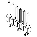 Conn Unshrouded Header HDR 4 POS 2.54mm Solder ST Top Entry SMD C-Grid/SL Tube