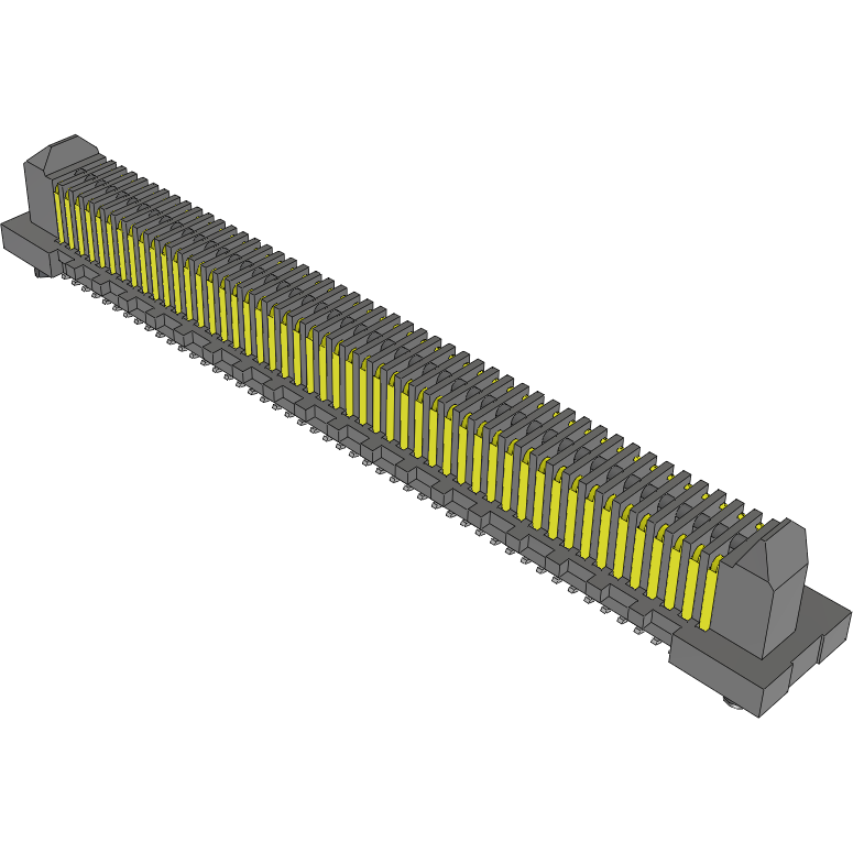 Samtec-ERM8-049-02.0-L-DV-TR Steckverbinderleisten und Leiterplattenbuchsen Conn Micro High Speed Terminal Strip HDR 98 POS 0.8mm Solder ST SMD T/R