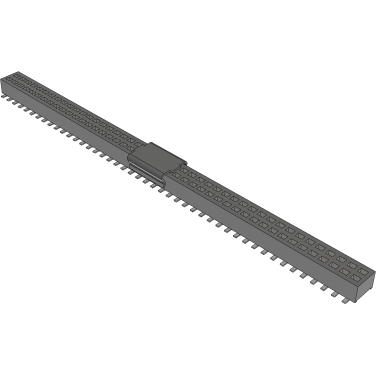 Samtec-CLP-145-02-F-D-BE-P-TR Steckverbinderleisten und Leiterplattenbuchsen Conn Socket Strip SKT 90 POS 1.27mm Solder ST Bottom Entry SMD TIGER CLAW™ T/R