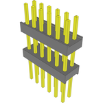 Conn Board Stacker HDR 12 POS 2.54mm Solder ST Top Entry Thru-Hole Bulk