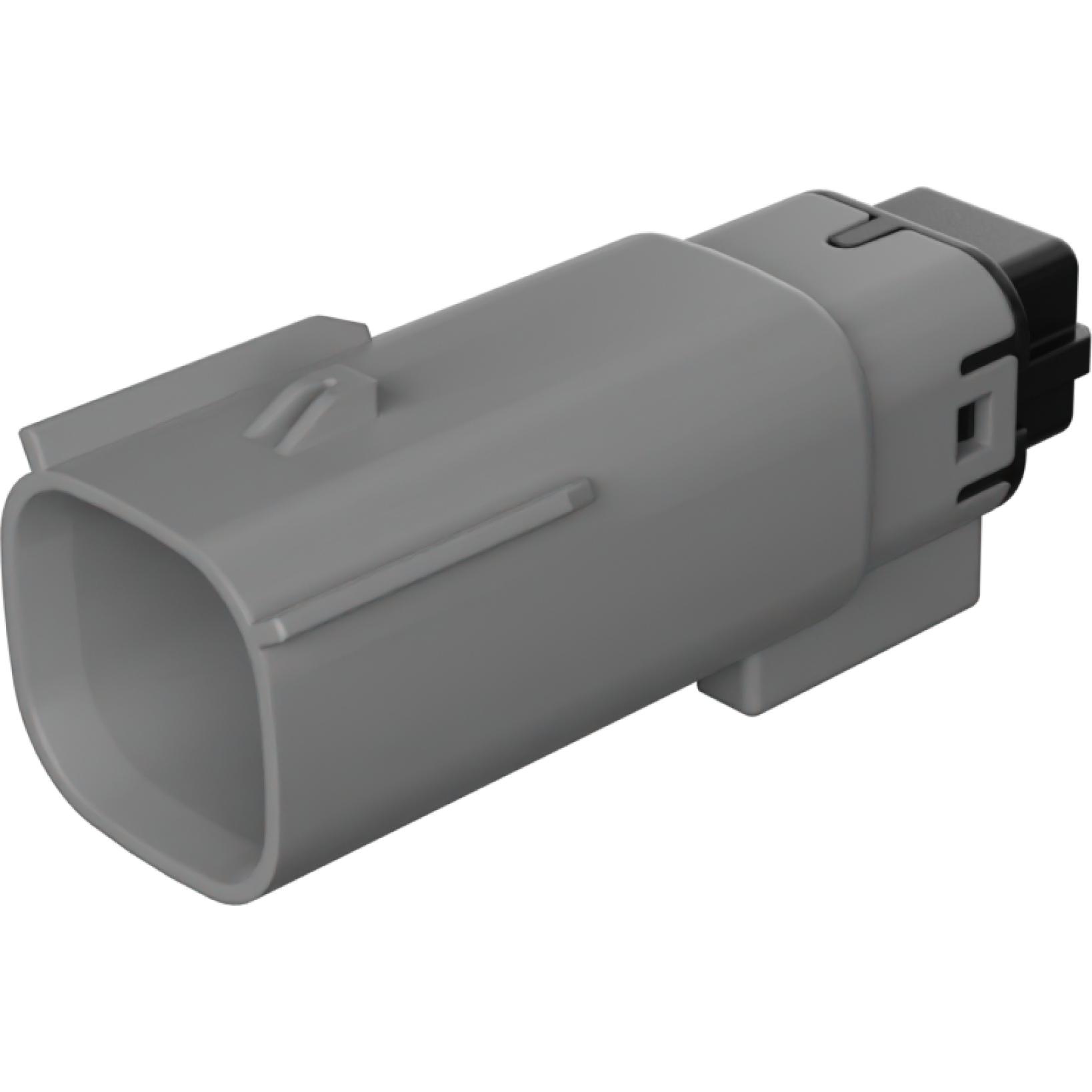 Molex-0334823602 Einzeladersteckverbinder, Gehäuse Conn Housing PL 6Power POS 3.5mm Crimp ST Cable Mount Gray Bag