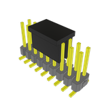 Conn Unshrouded Header HDR 18 POS 2.54mm Solder ST Top Entry SMD T/R