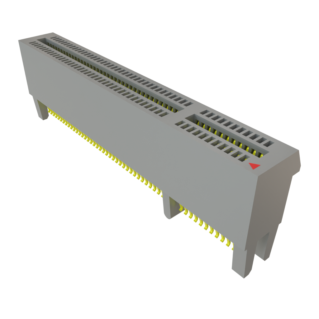 Samtec-PCIE-098-02-F-D-EMS3-BG Steckverbinder, Kartenrand Conn PCI Express Card Edge F 98 POS 1mm Solder ST Edge Mount Tube