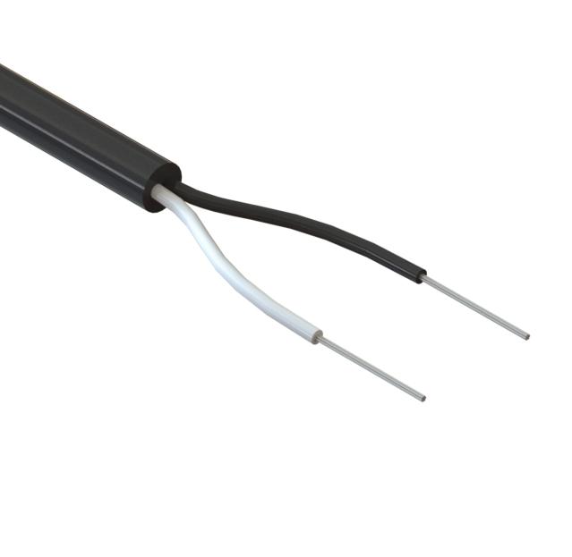 Tensility International-30-00362 Kabel, Mehrleiter Multi-Conductor Cable Polyvinyl Chloride 2Conductors 26AWG 3.95mm 300V Black Polyvinyl Chloride