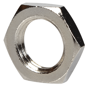 Same Sky (formerly CUI Devices)-SJ1-43502PM-NUT Accessori per connettori Connector Accessories Hex Nut Straight Brass Nickel
