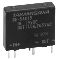 Fujitsu-SE-5A02V Relé de estado sólido Relay SSR 5V DC-IN 2A 265V AC-OUT 4-Pin SIP Module