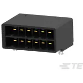 TE Connectivity-3-316081-3 Cabezales del conector y receptáculos PCB Conn Shrouded Header (4 Sides) HDR 12 POS 5.08mm Solder RA Side Entry Thru-Hole Box