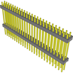 Conn Board Stacker HDR 50 POS 2.54mm Solder ST Top Entry Thru-Hole Bulk