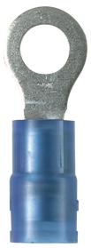 Panduit-PNF14-10R-M 连接器端子 Ring Tongue Terminal 14-16AWG Copper Blue 21.72mm Tin Box