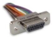 ITT Corporation-M83513/10-C03NP Steckverbinder, D-Sub Conn Micro-D SKT 21 POS 0.64mm Crimp RA Cable Mount 21 Terminal 1 Port