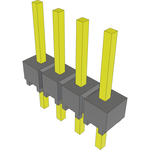 Conn Unshrouded Header HDR 4 POS 2.54mm Solder ST Top Entry Thru-Hole Bulk